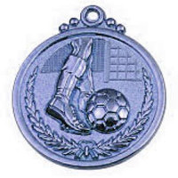 Медаль футбол (29) серебро 50мм (2009)