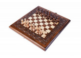 Шахматы + нарды резные Haleyan Армянский Орнамент 30 kh137-3