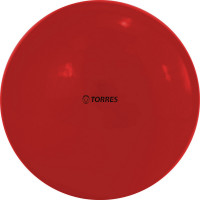 Мяч для художественной гимнастики однотонный d19см Torres ПВХ AG-19-03 красный