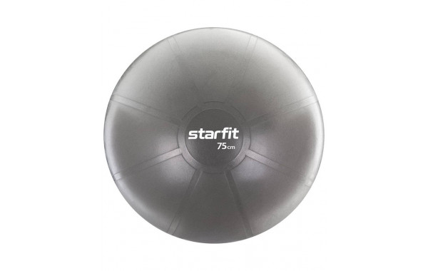 Фитбол Star Fit Pro GB-107, 75 см, 1400 гр, без насоса, серый, антивзрыв 600_380