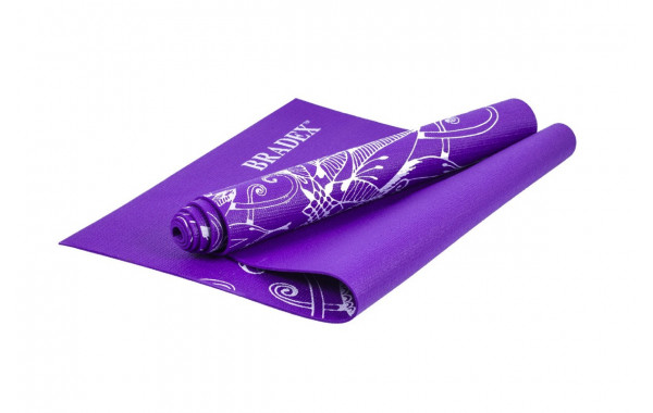 Коврик для йоги и фитнеса 173x61x0,4см Bradex с рисунком Виолет SF 0405 600_380