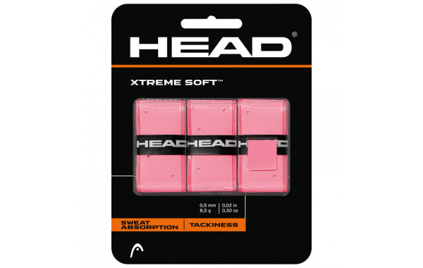 Овергрип Head Xtreme Soft 3 шт 285104-PK розовый 600_380
