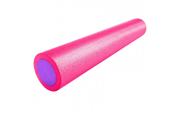 Ролик для йоги Sportex полнотелый 2-х цветный (розовый/фиолетовый) 90х15см PEF90-11 600_380