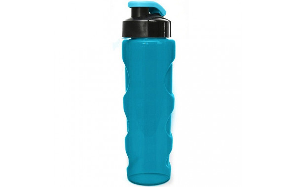 Бутылка для воды HEALTH and FITNESS, 700 ml., anatomic, прозрачно/морской зеленый КК0162 600_380