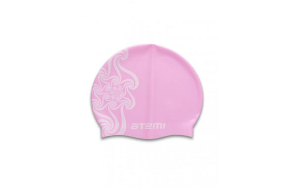 Шапочка для плавания Atemi PSC302 розовая(кружево) детская 600_380