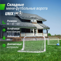 Ворота для мини-футбола Unix Line стальные 90x60см, складные FGSL90_60FD