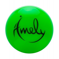 Мяч для художественной гимнастики d19 см Amely AGB-301 зеленый