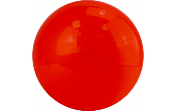 Мяч для художественной гимнастики однотонный d19см ПВХ AG-19-02 оранжевый 600_380
