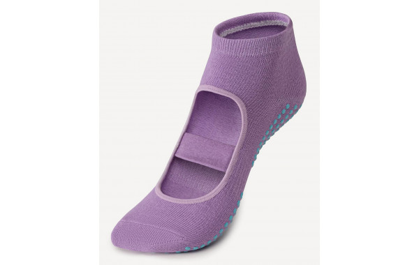 Носки для йоги Star Fit SW-220 фиолетовый пастель, 1 пара 600_380