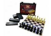 Игра 3 в 1 (шашки, домино, шахматы) 03-039