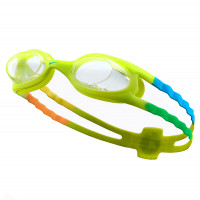 Очки для плавания детские ПРОЗРАЧНЫЕ линзы, нерегул .пер., желтая оправа Nike Easy Fit NESSB166312