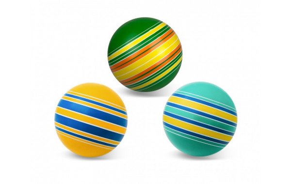 Мяч резиновый детский d15см полосатики Р3-150/По продажа по 8шт 600_380