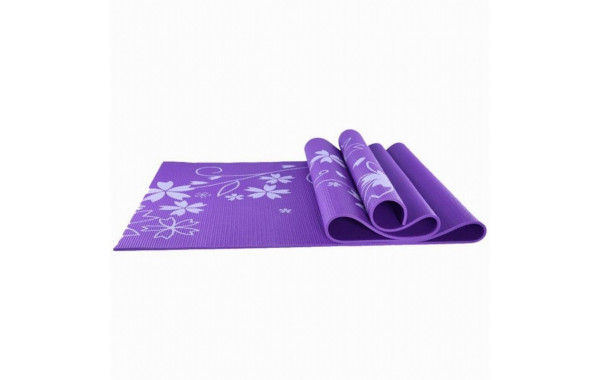 Коврик для йоги и фитнеса YL-Sports BB8303 с принтом, фиолетовый 600_380