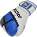 Перчатки тренировочные RDX BGR-F7U-10oz белый\синий 75_75