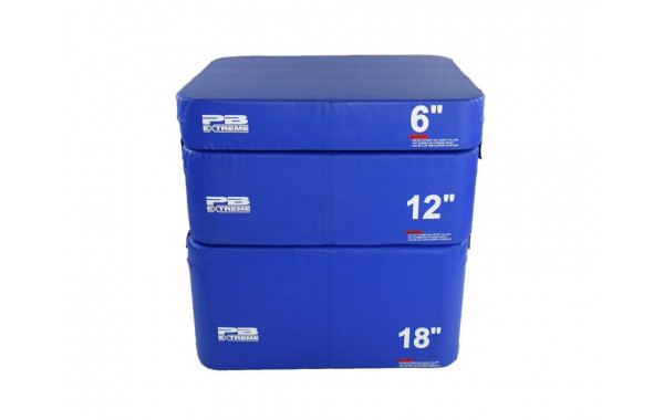 Набор плиобоксов Perform Better Extreme Foam Plyobox Set 3 3401 синий 15 см, 31 см, 46 см, синий 600_380