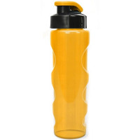 Бутылка для воды HEALTH and FITNESS, 700 ml., anatomic, прозрачно/желтый КК0162