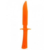 Нож односторонний твердый МАКЕТ НОЖ-2Т оранжевый