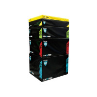 Плиометрический бокс Live Pro Soft Plyometric Box LP8151-M 91,4x76,2x30,4 см, черный\зеленый