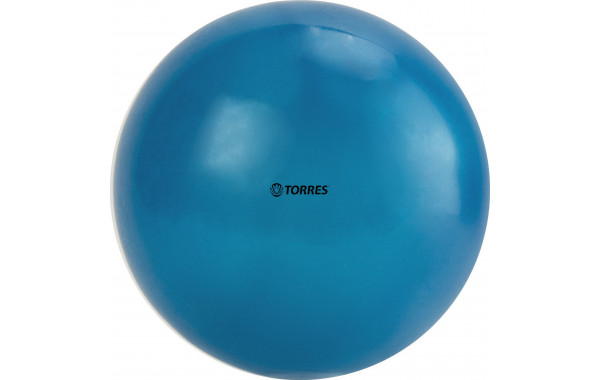 Мяч для художественной гимнастики однотонный d15см Torres ПВХ AG-15-08 синий 600_380