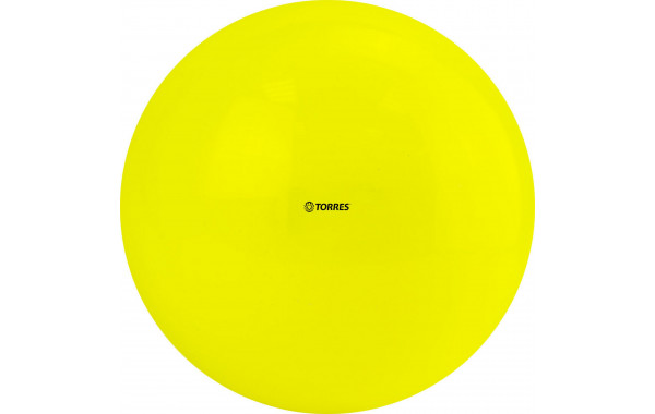 Мяч для художественной гимнастики однотонный d15см Torres ПВХ AG-15-06 желтый 600_380