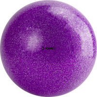 Мяч для художественной гимнастики d15см Torres ПВХ AGP-15-04 фиолетовый с блестками