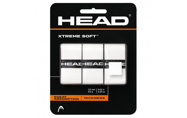 Овергрип Head Xtreme Soft 3 шт 285104-WH белый 600_380
