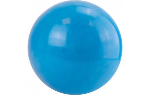 Мяч для художественной гимнастики однотонный d19см AG-19-01 ПВХ, небесный 600_380