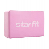 Блок для йоги Star Fit Core, EVA YB-200 розовый пастель