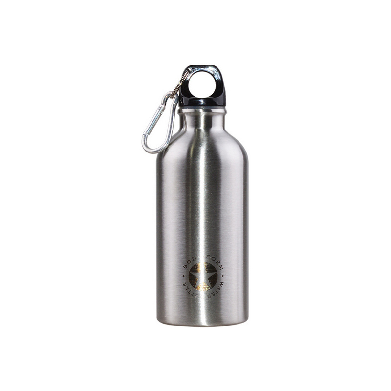 Бутылка спортивная стальная Body Form BF-SSWB-30-400 серебристый 800_800