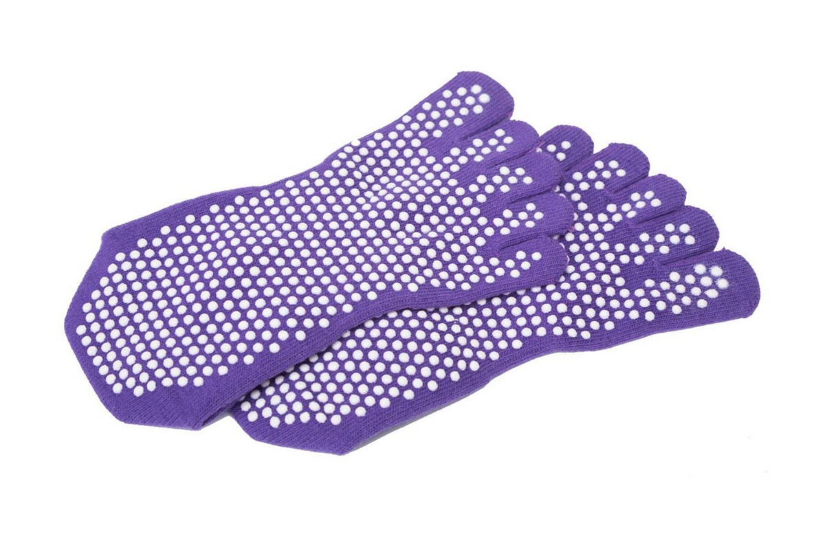 Носки противоскользящие, закрытые Bradex SF 0274 фиолетовый 1200_800