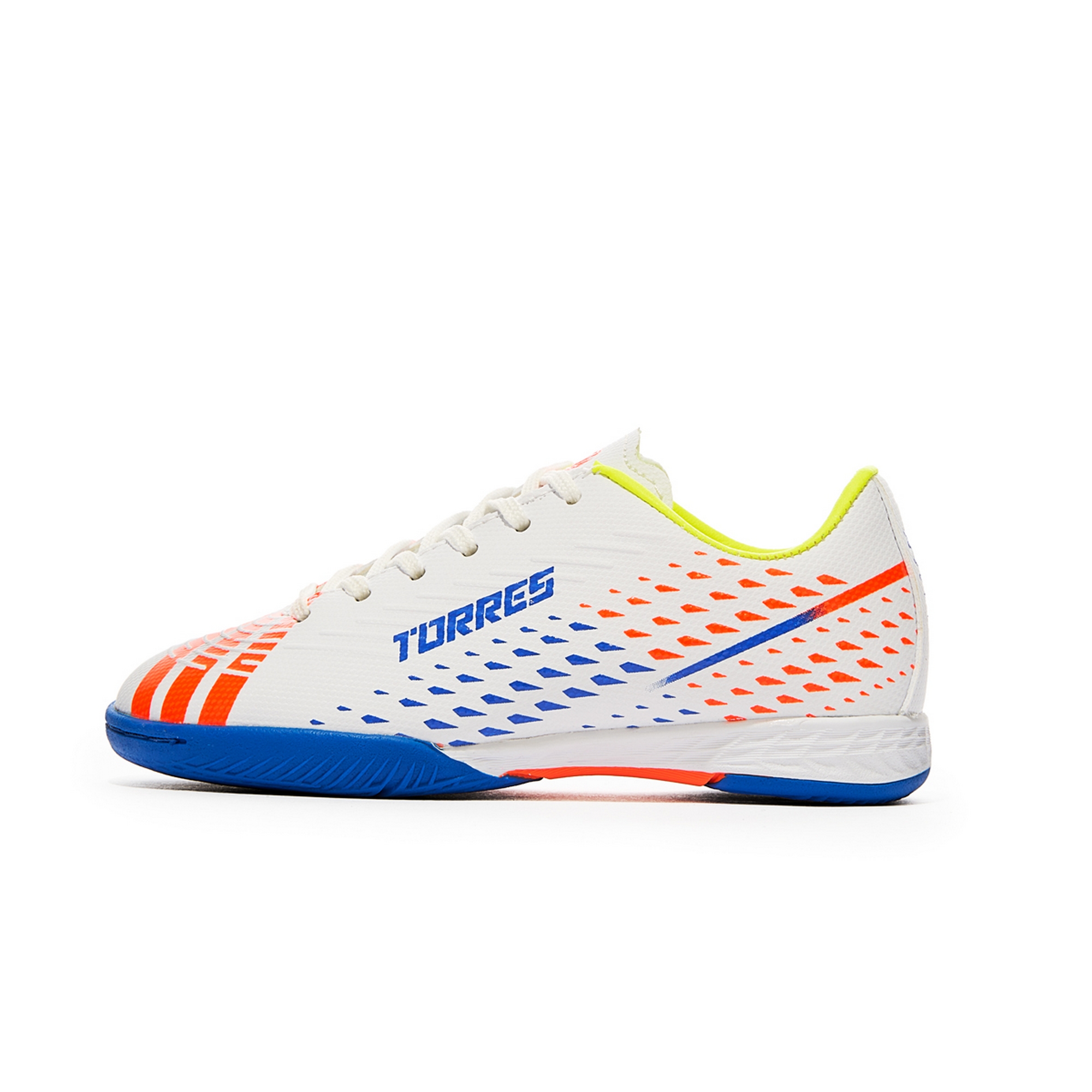 Бутсы зальные детские Torres RAYO KID TS134235-234 бело-синий 2000_2000