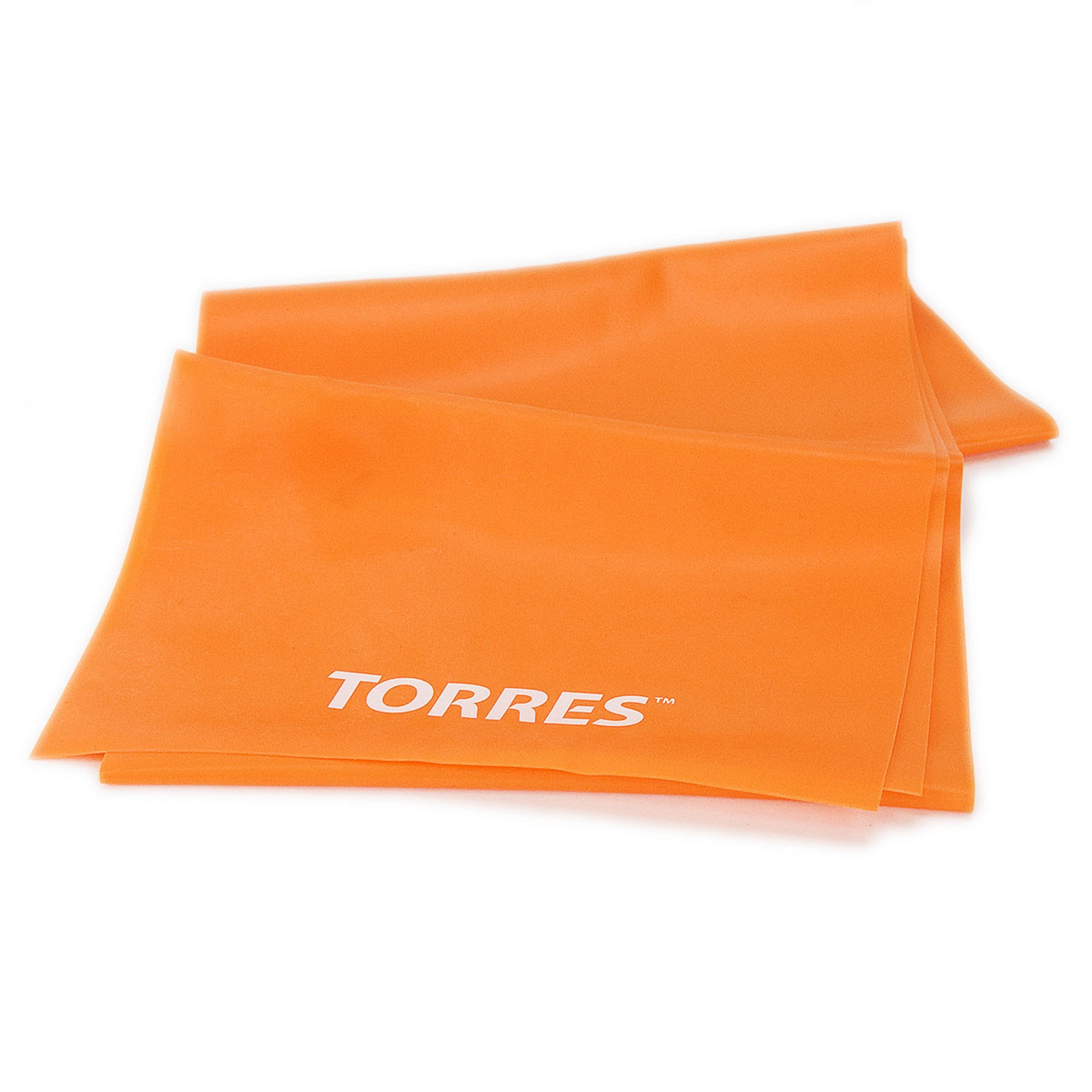 Эспандер Torres латексная лента, 120см, шир15 см, сопротивление 4 кг AL0021 оранжевый 2000_2000