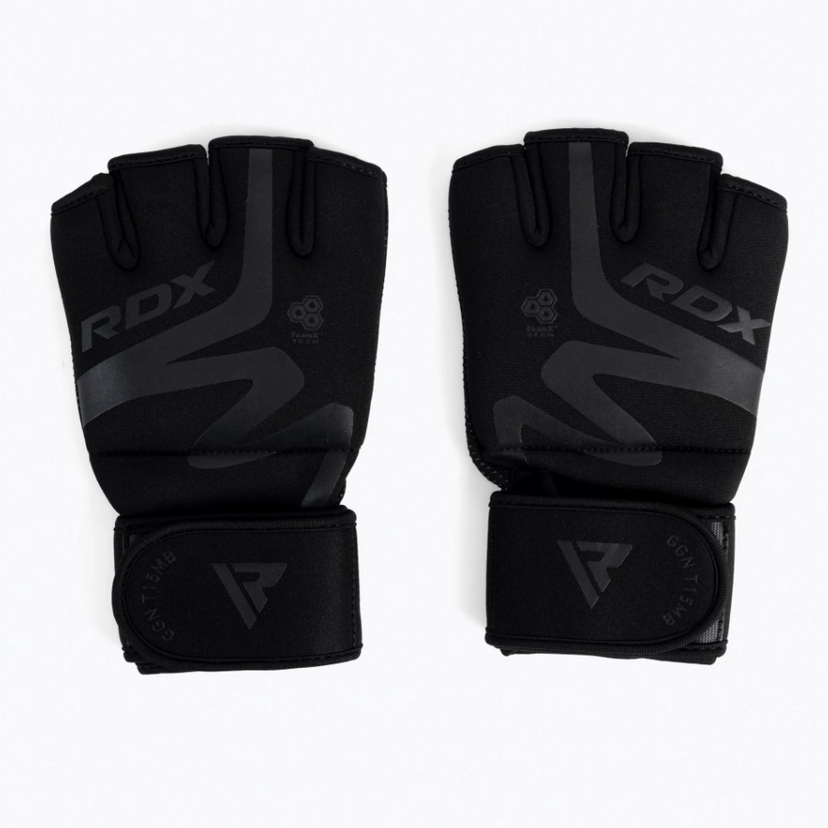 Перчатки тренировочные RDX Grappling Neoprene T15 M GGN-T15MB черный матовый 1199_1200