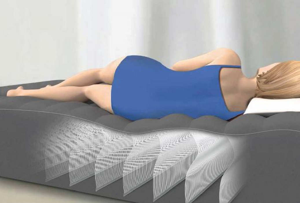 Надувная кровать Intex Comfort-Plush 137х191х33см, встроенный насос 220V 67768 1037_700
