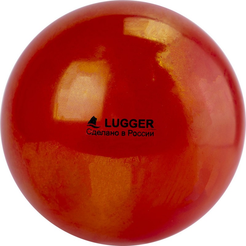 Мяч для художественной гимнастики однотонный d19см AG-19-03 ПВХ, красный 800_800