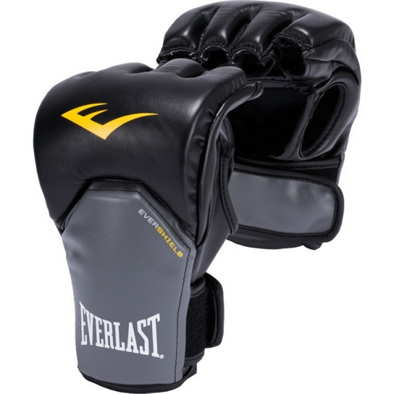 Перчатки Everlast Competition Style MMA черн/сер 800_800
