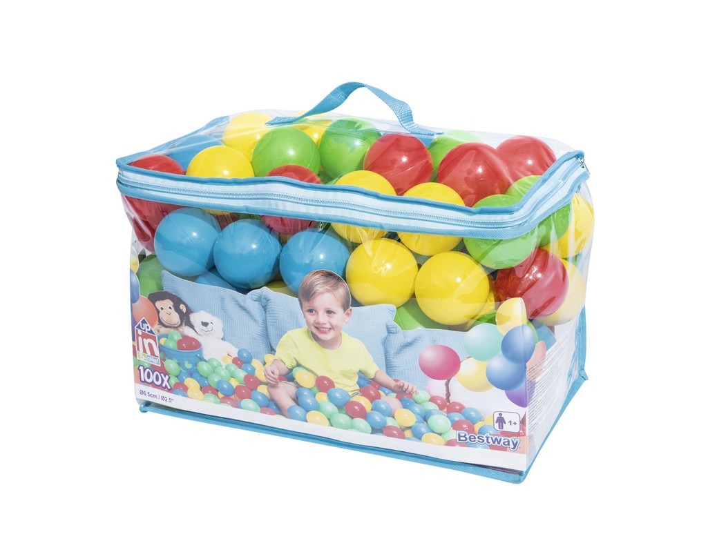 Мячики для игр пластмассовые 6,5 см Bestway 52027 1025_800