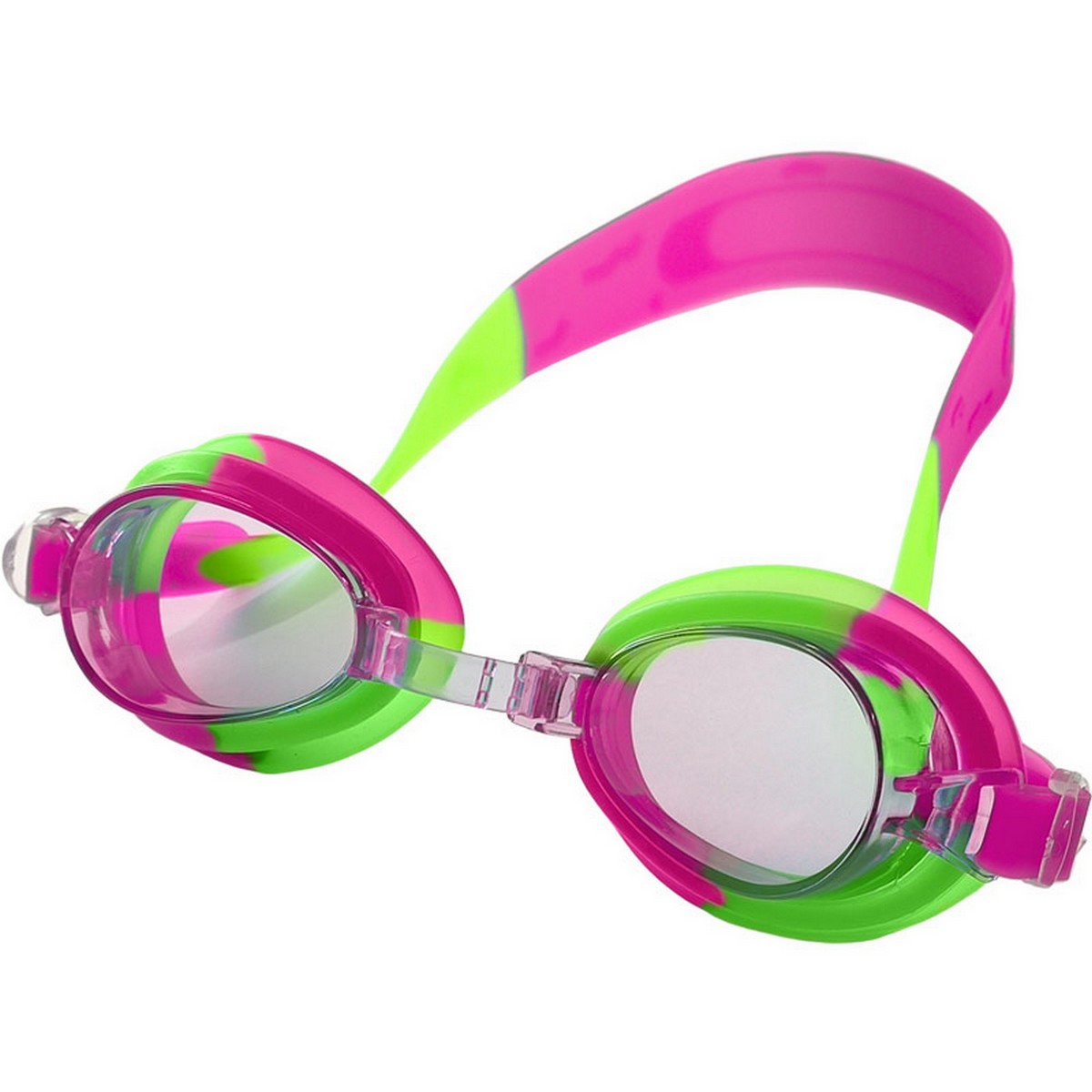 Очки для плавания юниорские Sportex E39661 розово-зеленый 1200_1200