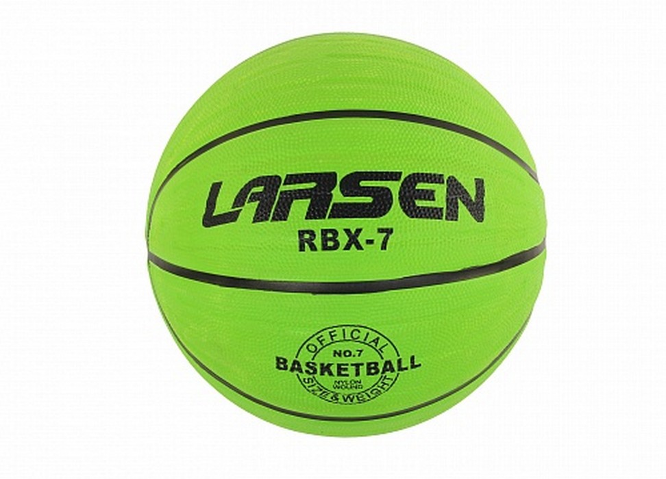Мяч баскетбольный Larsen RBX7 Lime р.7 972_700