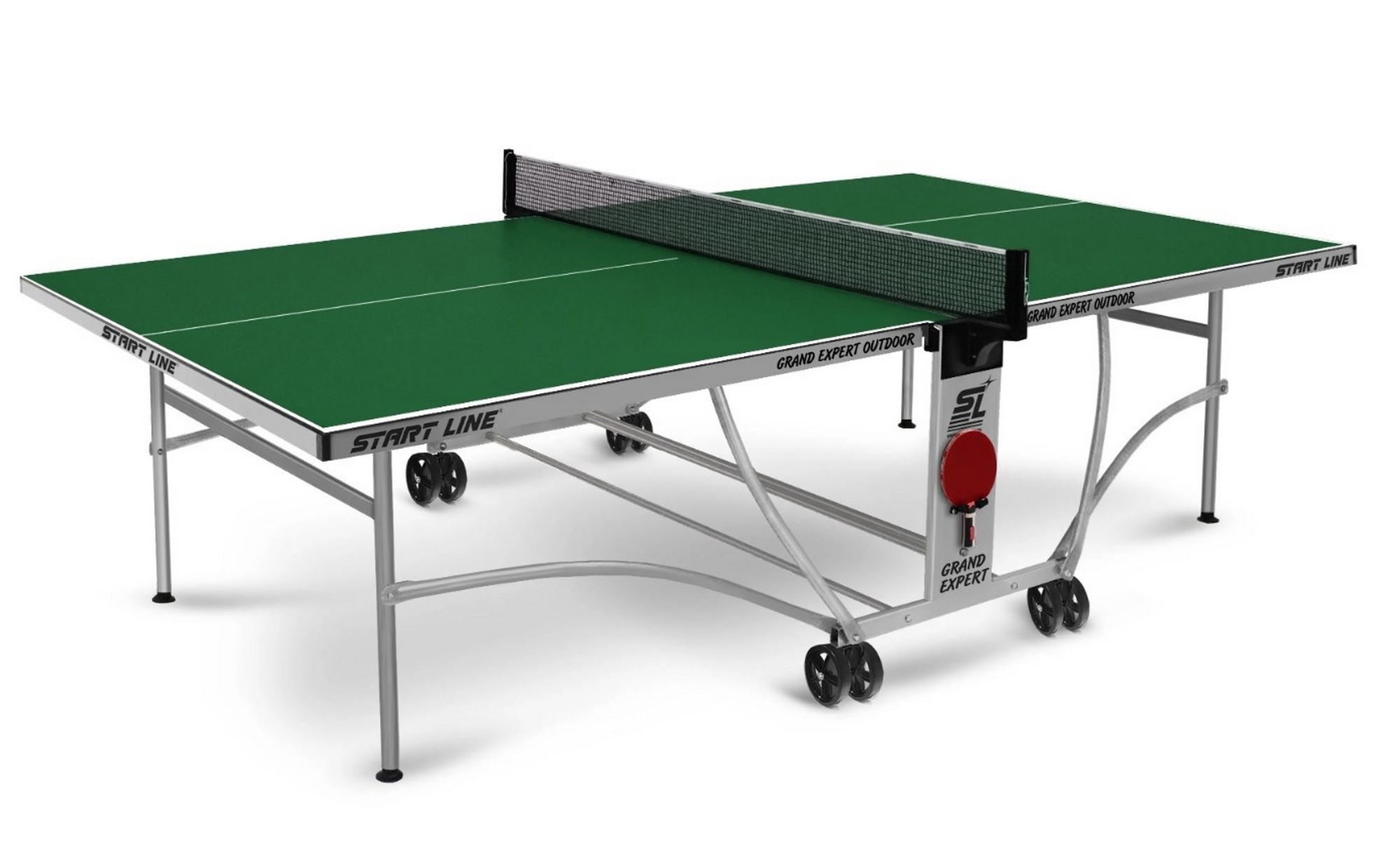 Теннисный стол Start Line Grand Expert Outdoor 4 6044-8 Зеленый 2000_1232