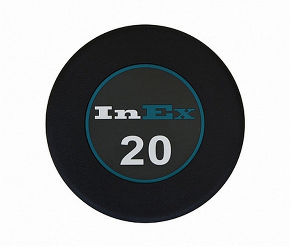 Фиксированные обрезиненные гантели 27,5кг Inex GMAX GRD-N-27,5KG 938_800