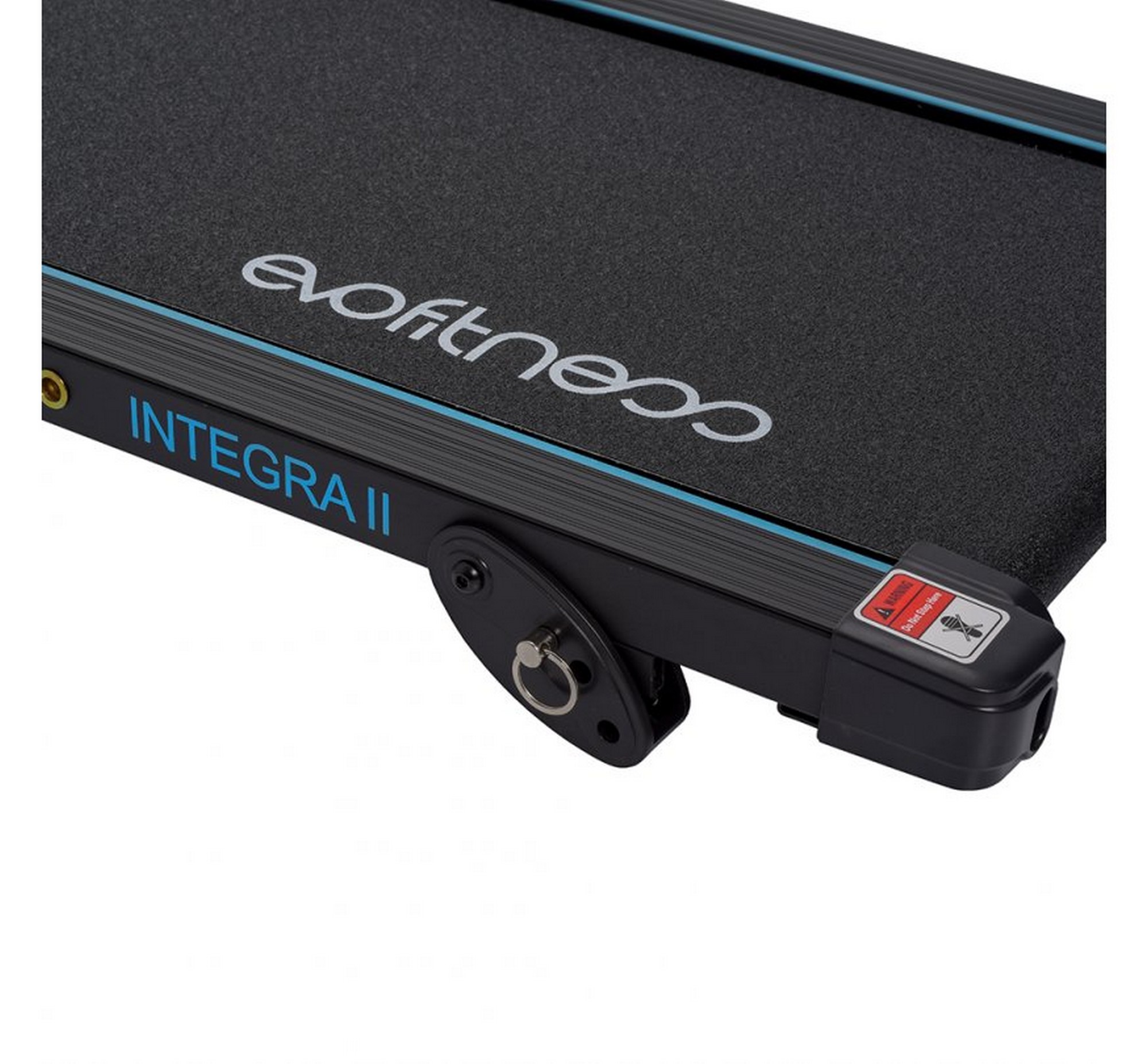 Беговая дорожка электрическая EVO Fitness Integra II Black (коврик в комплекте) 2000_1854