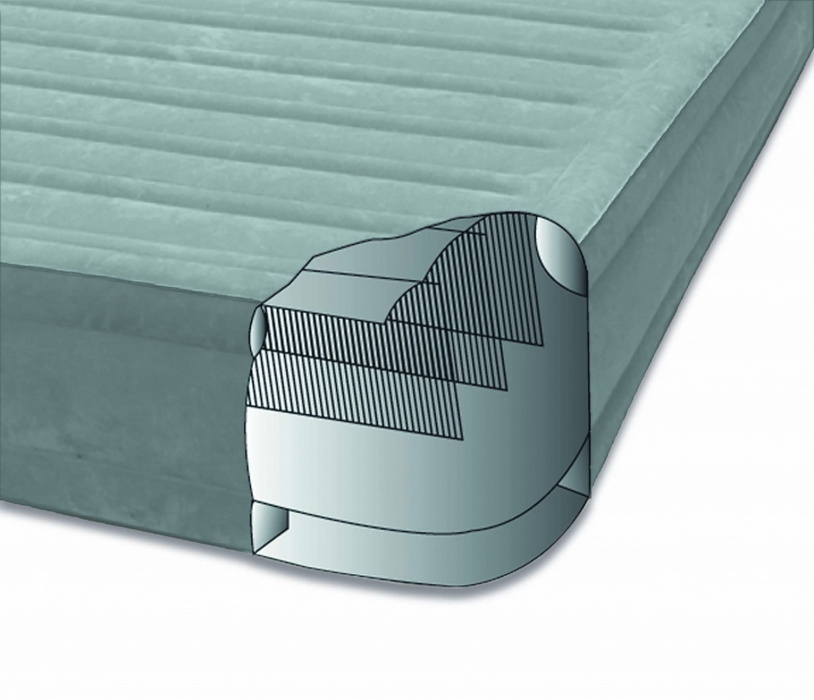 Надувная кровать Intex Comfort-Plush 137х191х33см, встроенный насос 220V 67768 814_700
