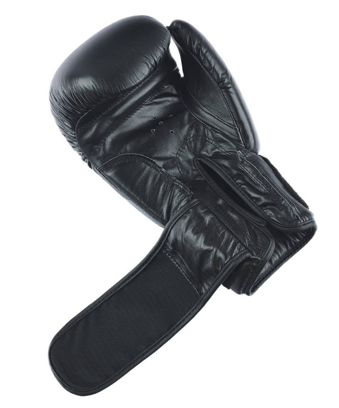 Перчатки боксерские 10 oz Insane ARES, кожа, черный 665_800