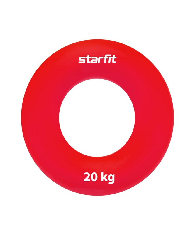 Эспандер кистевой Core Star Fit ES-403 "Кольцо", d7 см, 20 кг, силикогель, красный 665_800