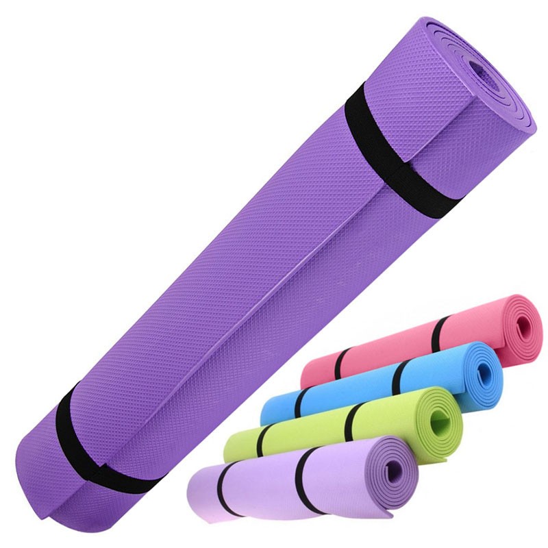Коврик для йоги Sportex EVA 173х61х0,4 см HKEM1205-04 фиолетовый 800_800
