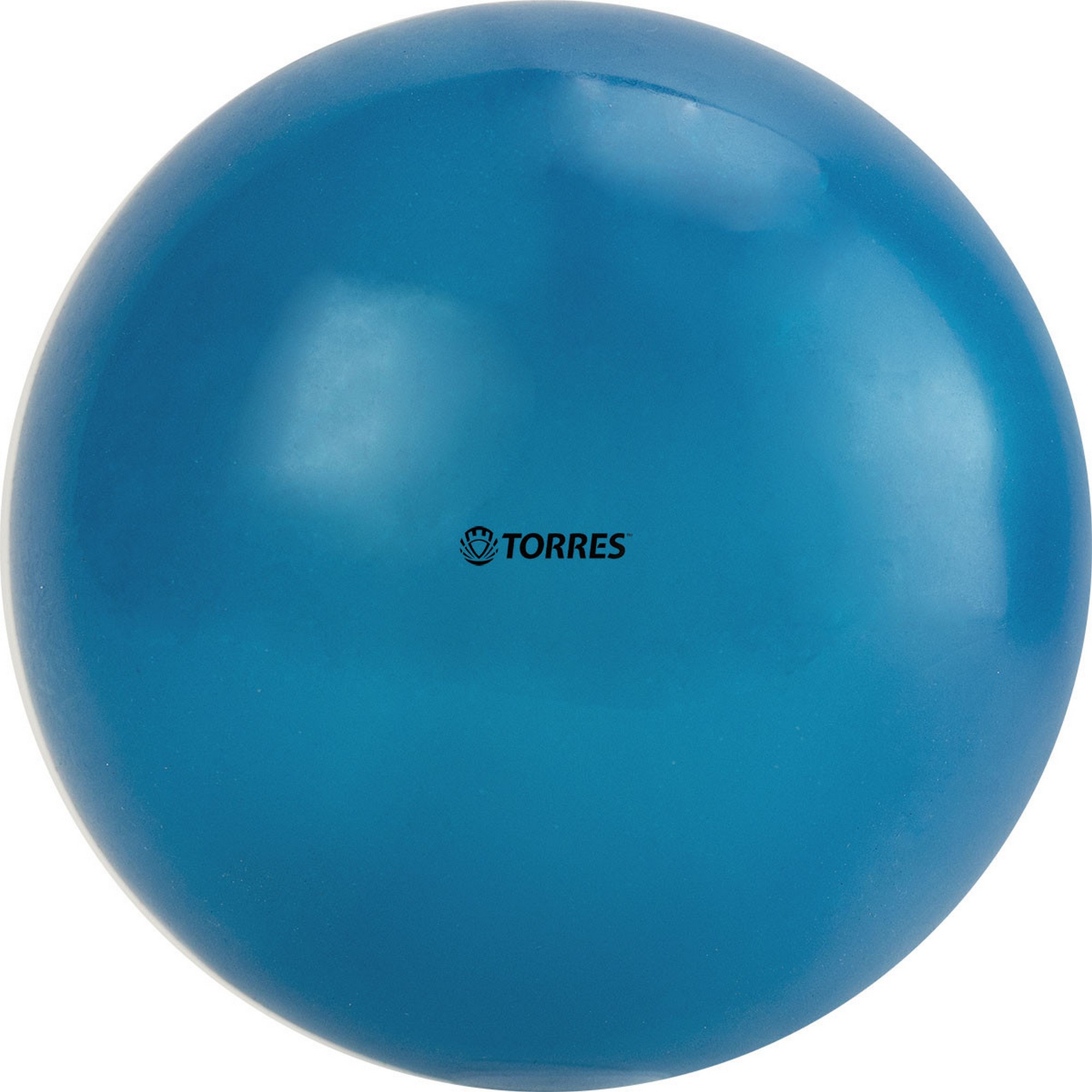 Мяч для художественной гимнастики однотонный d15см Torres ПВХ AG-15-08 синий 2000_2000