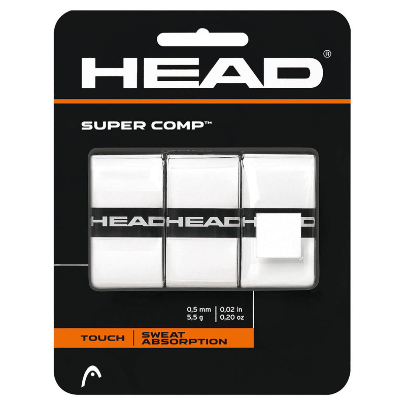Овергрип Head Super Comp 3 шт 285088-WH белый 800_800