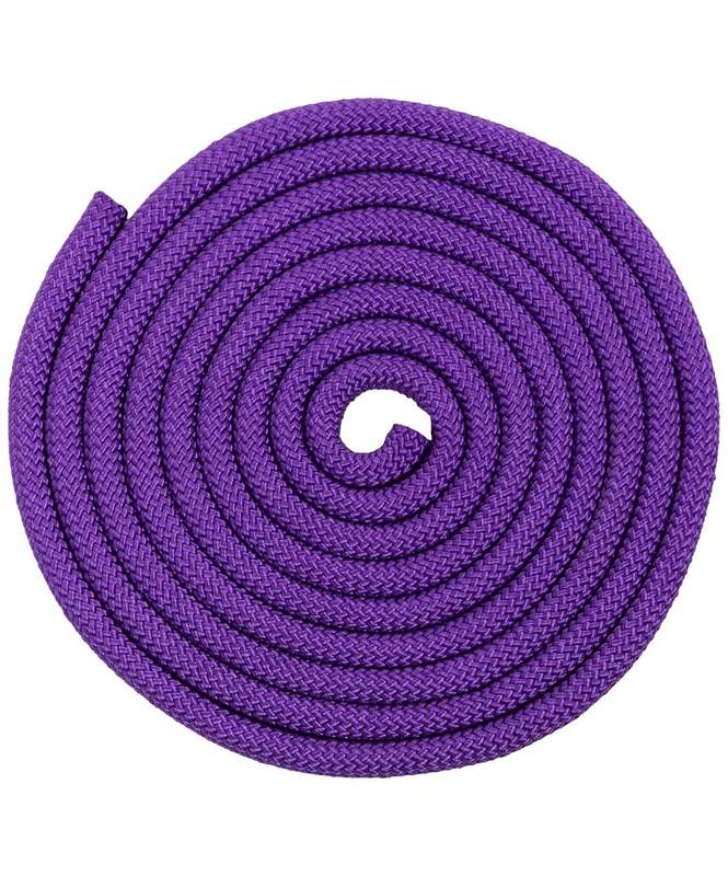 Скакалка для художественной гимнастики Amely RGJ-402, 3м, фиолетовый 665_800