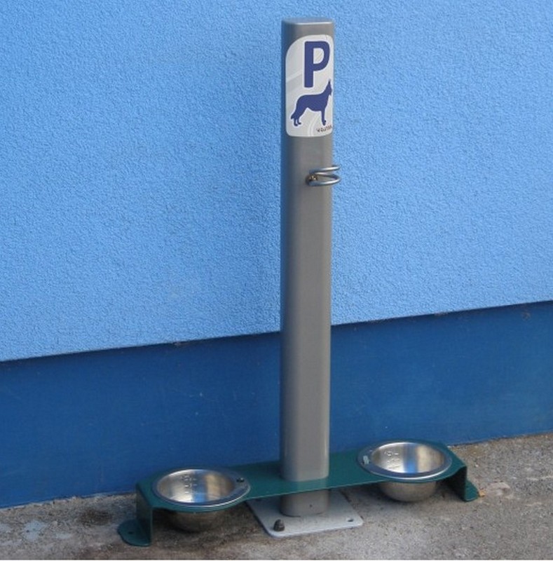 Парковка для собак с мисками для воды Hercules 4342 789_800